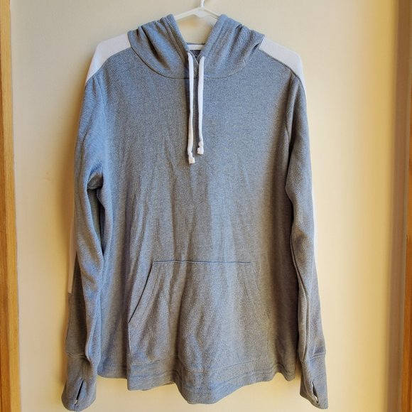 tek gear Tops - Tek Gear Gray Hooded Sweatshirt Size Large